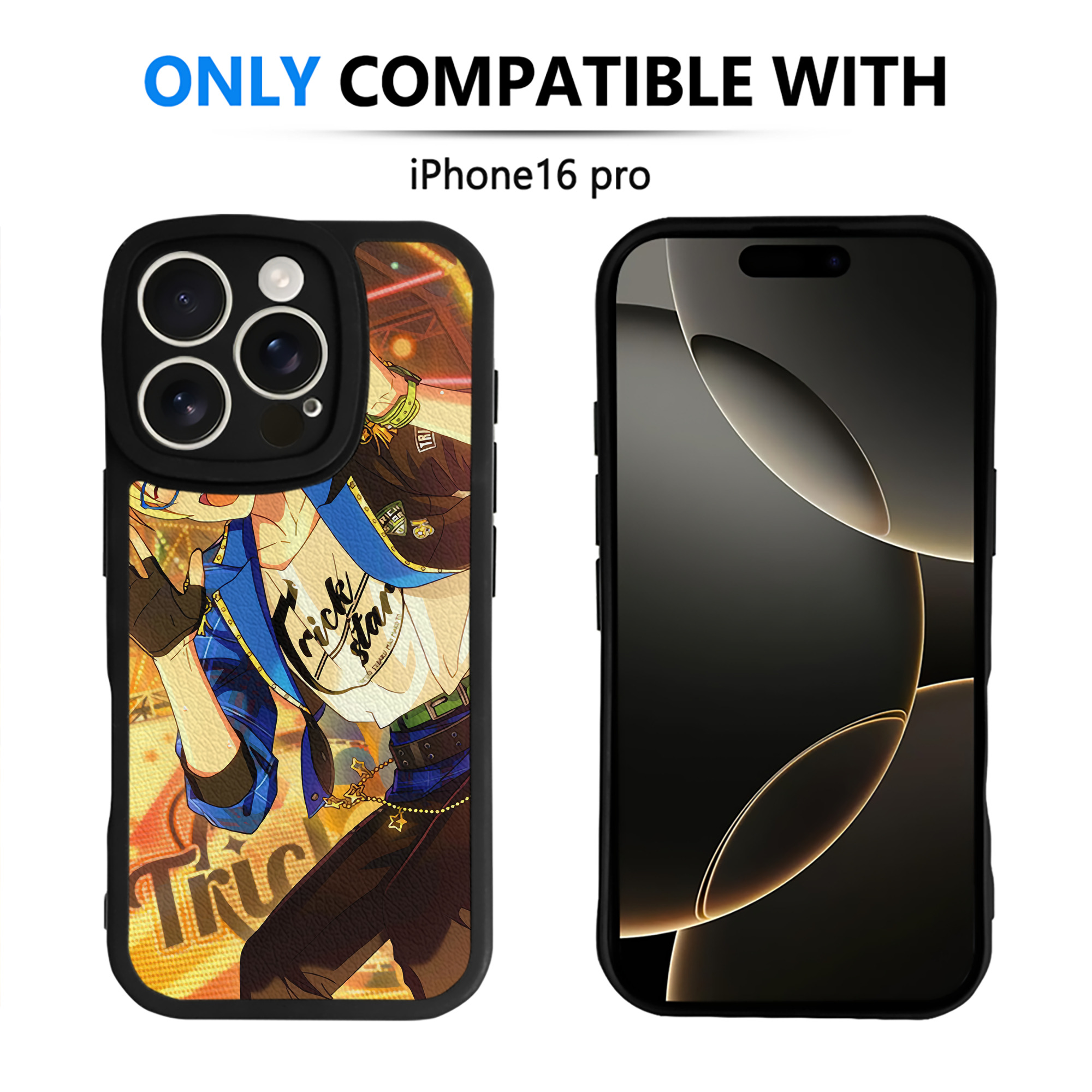 （画像用） あんさんぶるスターズ! Ensemble Stars 【iPhone 16シリーズ対応】シリコンスマホケース（レザー調） 材質：シリコン